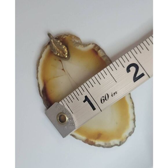 Agate Slice Pendant Crystal Slice Approx 2.5 inches Large - Picture 5 of 5